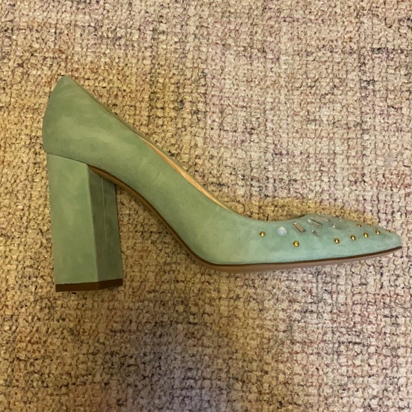 J. Crew suede aqua pumps - 9.5 - Picture 5 of 7